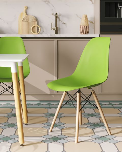 Стул Eames Style DSW зеленый
