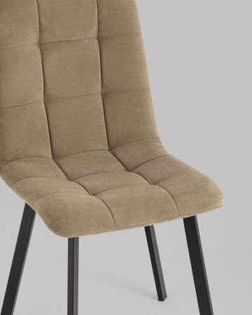 Стул Oliver Square велюр капучино