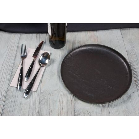 Тарелка с бортом d 27 см h3 см Black Raw Stellar P.L. Proff Cuisine [3]