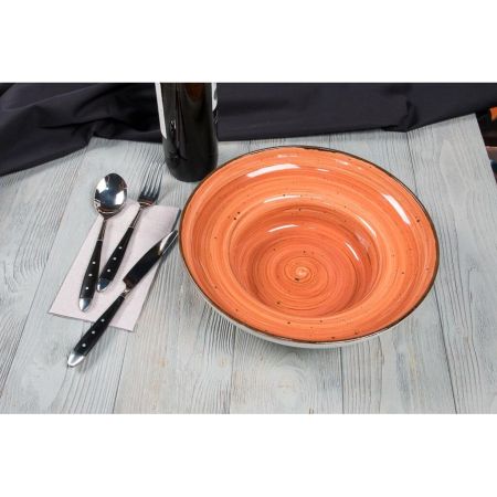 Тарелка глубокая 700 мл d 28 см h8,5см для пасты/супа/салата Brown Shore Fusion P.L. [2]