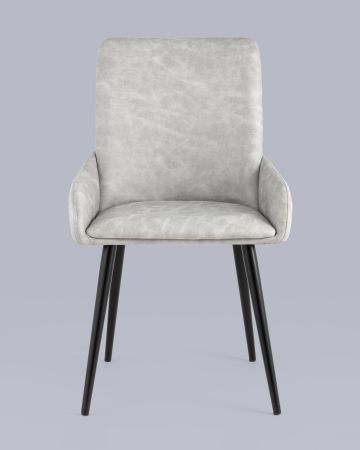 Стул Мюнхен искусственная замша светло-серый