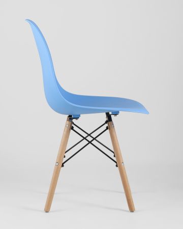 Стул Eames Style DSW голубой x4