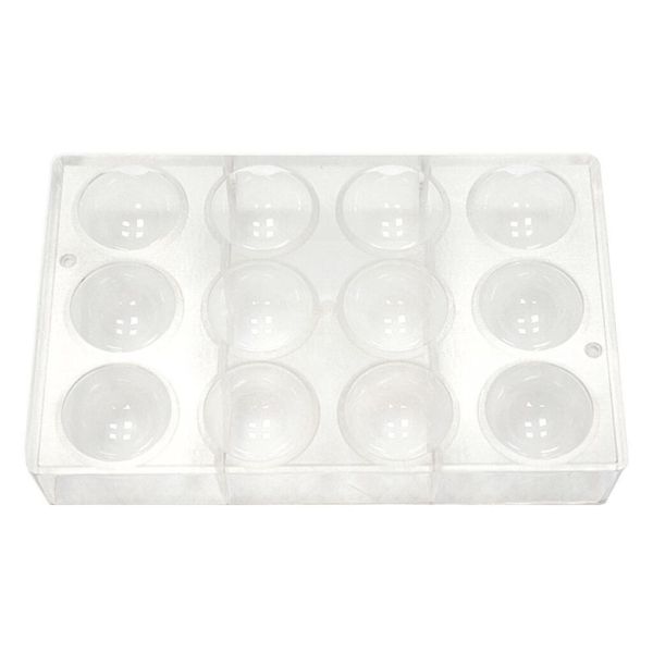 Форма для шоколада "Полусфера" 8 ячеек 60*30 мм, поликарбонат, P.L. Proff Cuisine