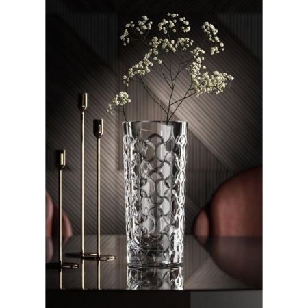 Ваза для цветов h28 см d 12,5 см хруст. стекло "Arabesque" RCR Cristalleria Italiana