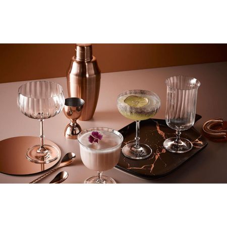 Рюмка коктейльная 170 мл хр. стекло "Orient Rims" d 8,9 см h17 см Lucaris [6]