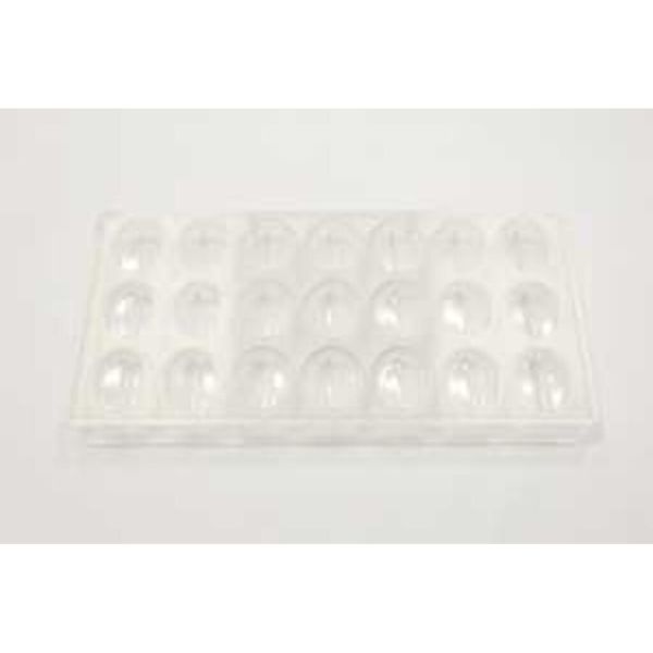 Форма для шоколада "Овал" 21 ячейка 35*27*12 мм, поликарбонат, P.L. Proff Cuisine