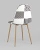 Стул Валенсия пэчворк черно-белый