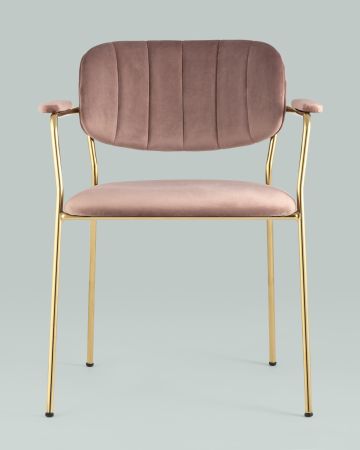 Стул Кэрол пыльно-розовый