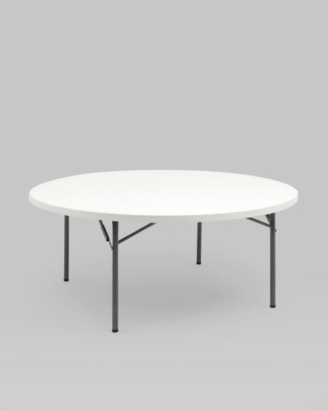 Стол круглый складной пластиковый Кейт 180