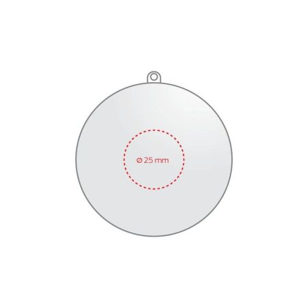 Дождевик в футляре-шарике на карабине, белый