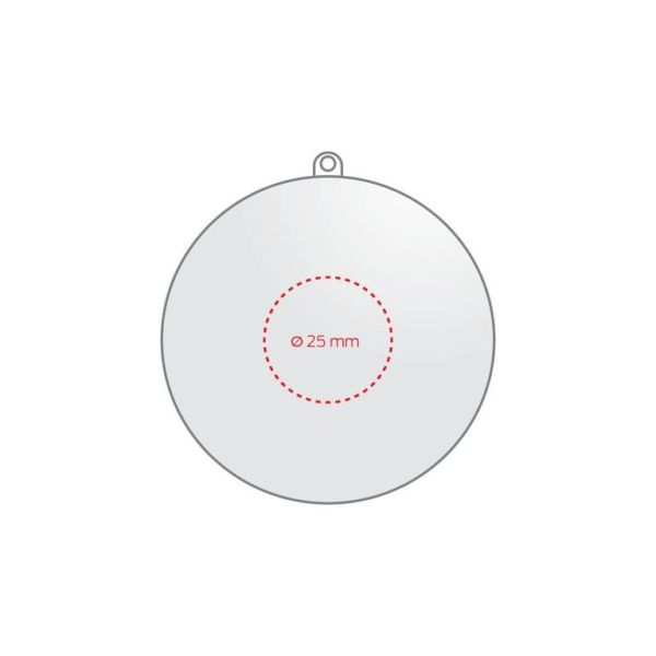 Дождевик в футляре-шарике на карабине, белый