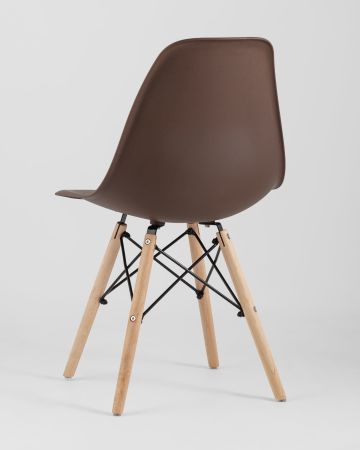 Стул Eames Style DSW коричневый