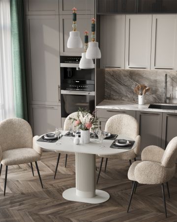 Стул Wave тэдди белый