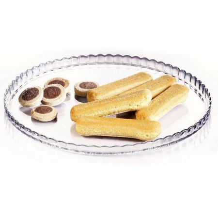 Блюдо для подачи d 28 см стекло "Патиссэри" Tempered Glass Pasabahce [1]