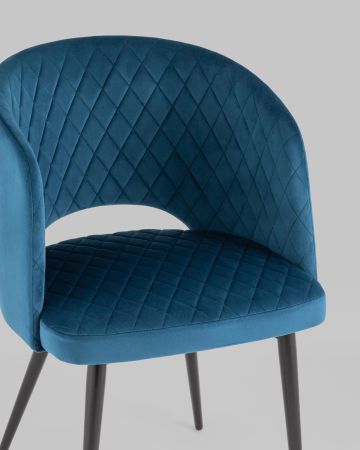 Стул-кресло Дарелл велюр синий