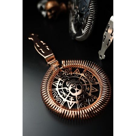 Стрейнер барный нерж. 19 см d 10,3 см медь Череп Luxury Skull B'Guys P.L.- Barbossa