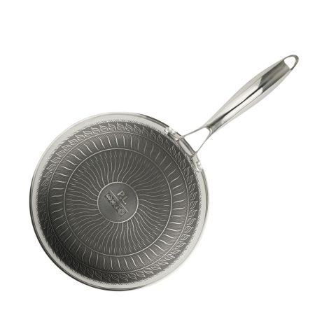 Сковорода 21,5/13,8 см, h 4,5 см New Kitchen Honeycombs нерж. с антиприг. покр. ИНДУКЦИЯ P.L.