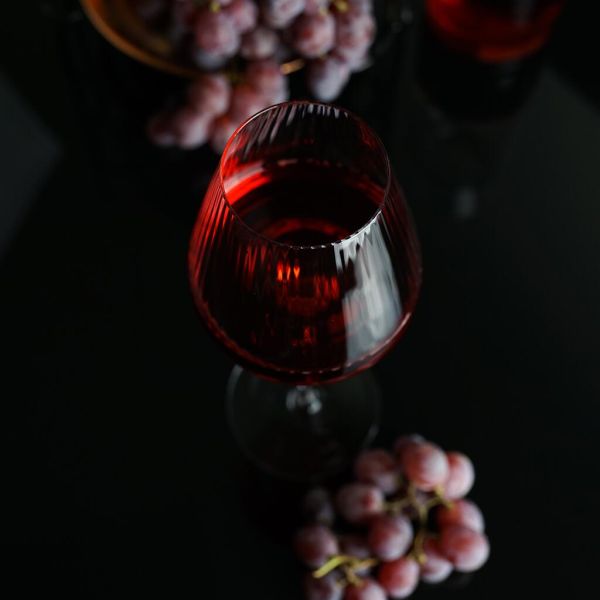 Бокал для вина 550 мл "Zie Optical" d 6,2 см h28 см оптические грани P.L. - BarWare [4]