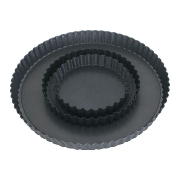 Форма для выпечки "Тарталетка" рифленый край, съемное дно, d 26 см, h 3 см, P.L. Proff Cuisine