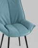 Стул Осло велюр пыльно-голубой