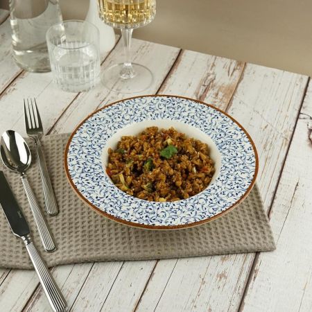 Тарелка глубокая 400 мл d 25 см для пасты, для супа Edera By Bone Innovation [6]