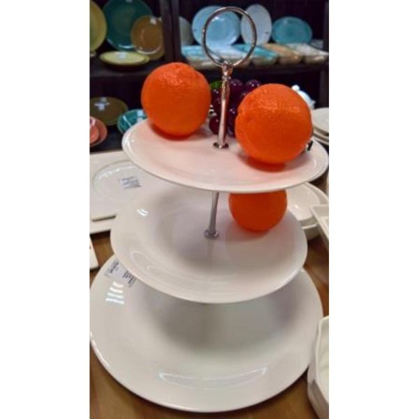 Этажерка 3 яруса h 40 см фарфор P.L. Proff Cuisine