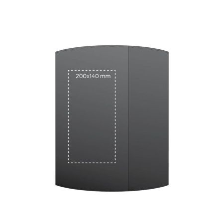 Папка для конференций  чёрная, микрофибер