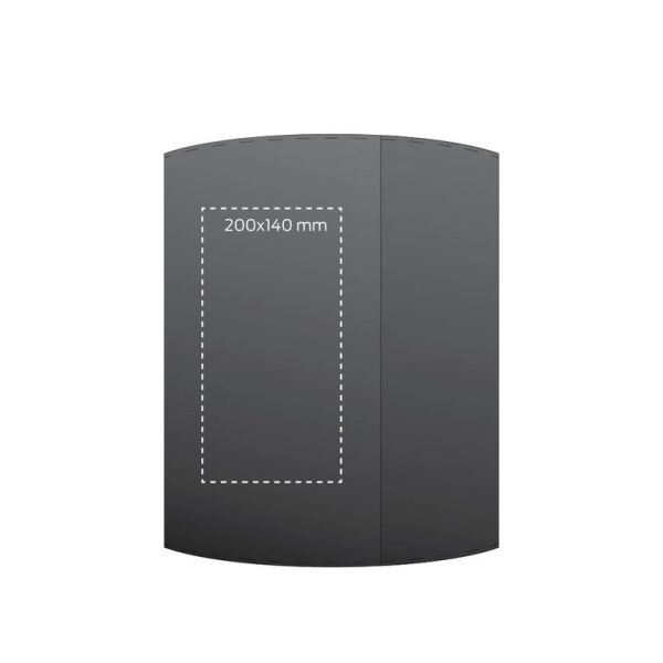 Папка для конференций  чёрная, микрофибер