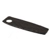 Блюдо прямоугольное 32,5*10 см h1,3 см для закусок Black Raw Stellar P.L. [1]