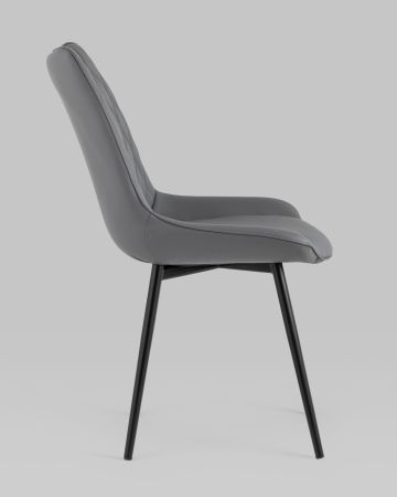 Стул Дарвин экокожа серый