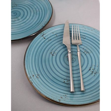 Вилка столовая 21 см матовое серебро PVD 1920-Silvery P.L. [12]