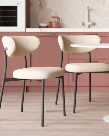 Стул обеденный Ayla бежевый