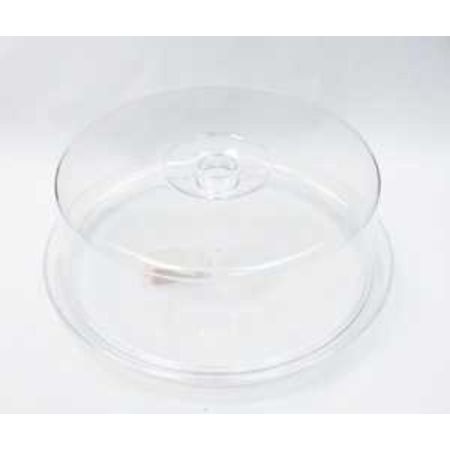 Подставка для торта 34 см h13 см с крышкой пластик P.L. Proff Cuisine