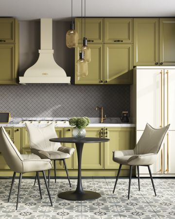 Стол Tulip D80 черный