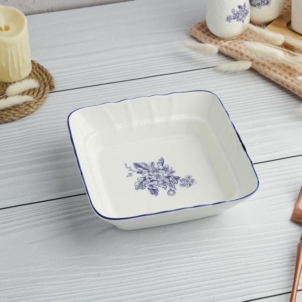 Салатник 400 мл 16*16 см h4,5 см квадратный Sea Flower P.L. Proff Cuisine [6]