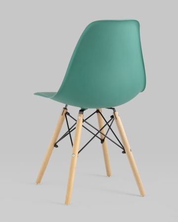 Стул Eames Style DSW серо-зеленый