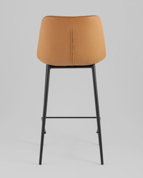 Стул барный Arch экокожа коричневый