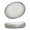 Блюдо овальное 26*20 cм h6 cм 300 мл Stone White Matt New Taiga P.L. [1]
