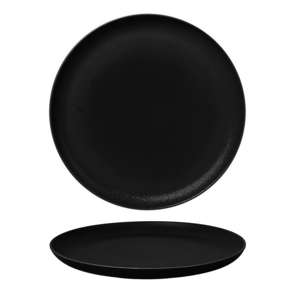 Тарелка с бортом d 25 см h4 см 800 мл Black Sand Fine Plus Noble [6]