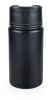 Термокружка  0.35 л черная с клапаном и присоской,  нержавеющая сталь