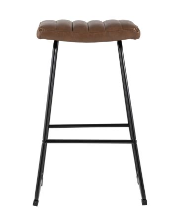 Стул барный Ковбой экокожа коричневый