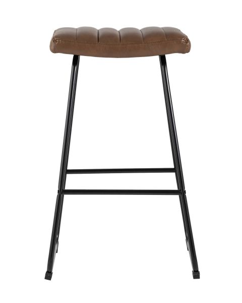 Стул барный Ковбой экокожа коричневый