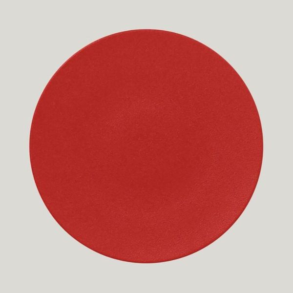 Тарелка RAK Porcelain Neofusion Ember круглая плоская, 29 см (алый цвет)