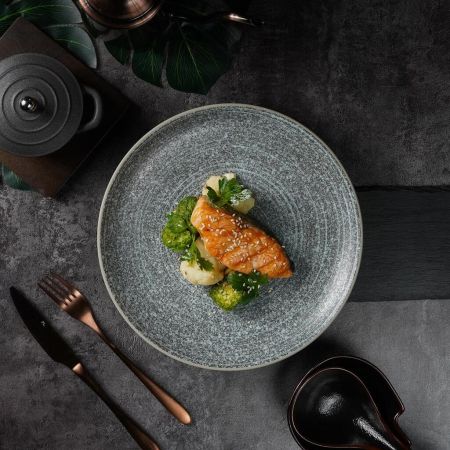 Тарелка d 26,7 см h3,5 см глазурь Glossy Stone Untouched Taiga P.L. Proff Cuisine [1]