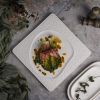 Тарелка 30,5*30,5 см h1,5 см квадратная Oyster белая фарфор P.L. Proff Cuisine [1]