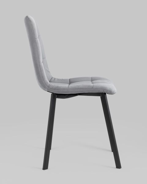 Стул Oliver Square велюр серый