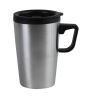 Термокружка 0.33 л серебристая, пластик и нержавеющая сталь