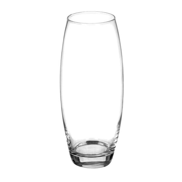 Ваза для цветов h26 см "Флора" с декором Pasabahce