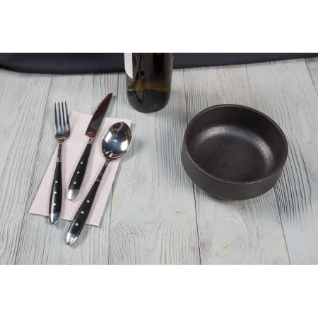 Салатник 500 мл d 15 см h5,5 см Smooth Black Raw Stellar P.L. Proff Cuisine [6]