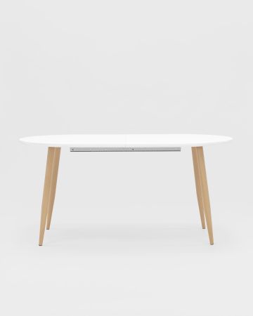 Стол обеденный Берген раскладной 160-190-220*90 белый